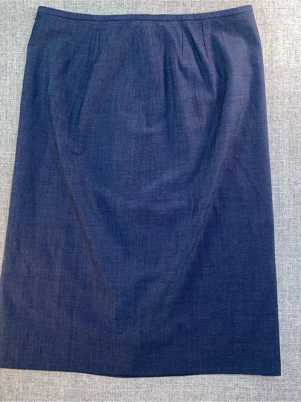 Preston & York Pencil Straight Skirt Women's Gray Midi Career Office Lined Sz 12